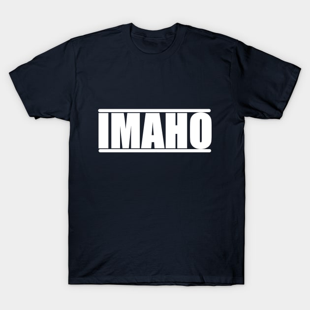 The Hollywood Outsider IMAHO Logo T-Shirt by TheHollywoodOutsider